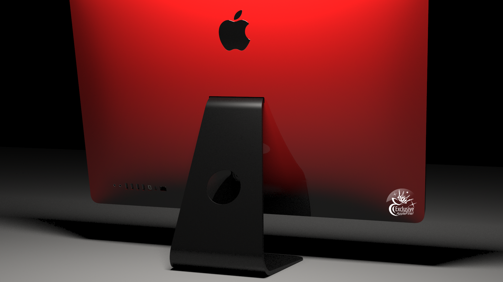 Эксклюзивный iMac Red